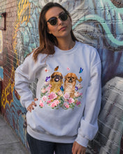 Load image into Gallery viewer, Pekingese With Peonies Gift For Dog Lovers Sweatshirt