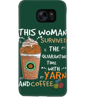 Load image into Gallery viewer, The Quarantine Time With Yarn And Coffee Gift For Women Phone case