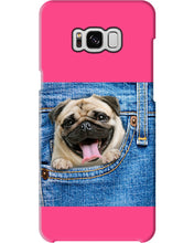 Load image into Gallery viewer, baby Pug In Denim Pocket Gift For Dog Lovers Phone case