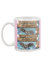 Load image into Gallery viewer, Do What Makes You Happy With Bats Gift For Girls Mug