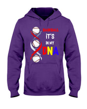 Load image into Gallery viewer, Baseball Be My DNA Gift For Sport Lovers Hoodie