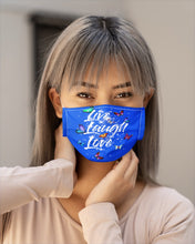 Load image into Gallery viewer, Butterfly Live Laugh Love Gift For Lover Cloth Face Mask