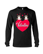 Load image into Gallery viewer, Couple Otter Valentine's Day Gift For Otter Lovers Unisex Long Sleeve