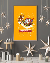 Load image into Gallery viewer, Baseball Xmas Sleigh Loading Gift For Baseball Lovers Vertical Poster