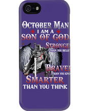 Load image into Gallery viewer, October Man Son Of God Birthday Meaningful Gift For Men Phone case