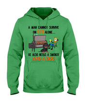 Load image into Gallery viewer, A Man Loves Beer And Dachshund Gift For Dog Lovers Hoodie