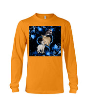 Load image into Gallery viewer, Lovely Phone Case Twinkling Blue Heart Gift For Goat Lovers Unisex Long Sleeve