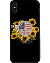 Load image into Gallery viewer, Peace Sign Sunflower Birthday Gift For Girls Phone case