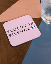 Load image into Gallery viewer, Fluent In Silence Custom Design For Personalized Nation Gift Coaster
