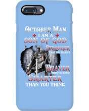 Load image into Gallery viewer, October Man Son Of God Birthday Meaningful Gift For Men Phone case