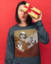 Load image into Gallery viewer, Three Cute Shih Tzu In Bag Gift For Dog Lovers Sweatshirt