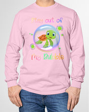 Load image into Gallery viewer, Vintage Funny Stay Out Of My Bubble Gift For Turtle Lovers Unisex Long Sleeve
