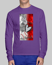 Load image into Gallery viewer, Baseball Peaceful Love Gift For Baseball Lovers Unisex Long Sleeve
