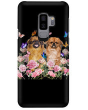Load image into Gallery viewer, Pekingese With Peonies Gift For Dog Lovers Phone case