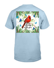 Load image into Gallery viewer, Scarlet Macaw With Butterflies I Am Always With You Gift For Lover Guys Tee