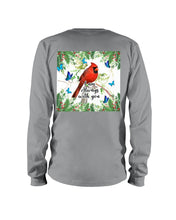 Load image into Gallery viewer, Scarlet Macaw With Butterflies I Am Always With You Gift For Lover Unisex Long Sleeve