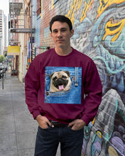 Load image into Gallery viewer, baby Pug In Denim Pocket Gift For Dog Lovers Sweatshirt