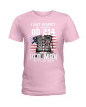 Load image into Gallery viewer, I Ain't Perfect But I Do Have A DD-214 For An Old Man Trending Ladies Tee