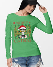 Load image into Gallery viewer, Merry Catmas Cute Funny Gifts Unisex Long Sleeve