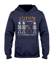 Load image into Gallery viewer, Autism It's A Different Ability Gift For Autism People Hoodie