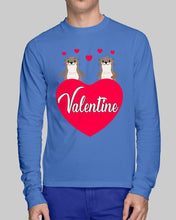 Load image into Gallery viewer, Couple Otter Valentine's Day Gift For Otter Lovers Unisex Long Sleeve