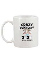 Load image into Gallery viewer, Crazy Goat Lady 2020 Quarantined Gift For Goat Lovers Mug