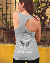 Load image into Gallery viewer, Gift For Wife I Asked God To Make Me A Better Woman Ladies Flowy Tank