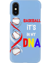 Load image into Gallery viewer, Baseball Be My DNA Gift For Sport Lovers Phone case
