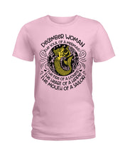 Load image into Gallery viewer, December Woman The Soul Of A Mermaid Birthday Meaningful Gift For Women Ladies Tee