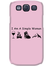 Load image into Gallery viewer, Simple Woman Loves Wine Camping Shoes And Climbing Phone case