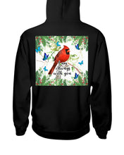 Load image into Gallery viewer, Scarlet Macaw With Butterflies I Am Always With You Gift For Lover Hoodie