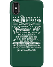 Load image into Gallery viewer, Shes Stubborn Messy And A Brat At Times Black Gift For Husband Phone case