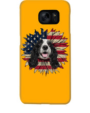 Load image into Gallery viewer, English Cocker Spaniel US Sunflower Gift For Dog Lovers Phone case