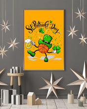 Load image into Gallery viewer, Basketball Saint Patrick's Day Gift For Basketball Lovers Vertical Poster