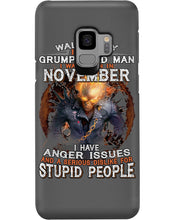 Load image into Gallery viewer, Walk Away I Am A Grumpy Old Man Who Was Born In November Birthday Gift Phone case