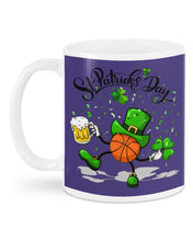 Load image into Gallery viewer, Basketball Saint Patrick's Day Gift For Basketball Lovers Mug