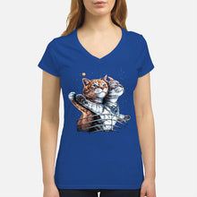 Load image into Gallery viewer, Vintage Funny Cat Love Trending Gift For Cat Lovers Ladies V-Neck