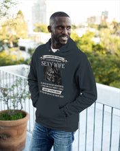 Load image into Gallery viewer, Shes Stubborn Messy And A Brat At Times Black Gift For Husband Hoodie