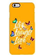 Load image into Gallery viewer, Butterfly Live Laugh Love Gift For Lover Phone case