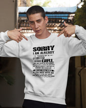 Load image into Gallery viewer, I'm Already Taken By December Sexy And Crazy Girl For Birthday Gift Sweatshirt