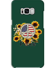 Load image into Gallery viewer, Peace Sign Sunflower Birthday Gift For Girls Phone case