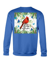 Load image into Gallery viewer, Scarlet Macaw With Butterflies I Am Always With You Gift For Lover Sweatshirt