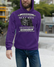 Load image into Gallery viewer, Shes Stubborn Messy And A Brat At Times Black Gift For Husband Hoodie