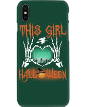 Load image into Gallery viewer, This Girl Loves Halloween Gift For Girls Phone case