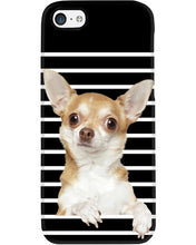 Load image into Gallery viewer, ln Chihuahua Horizontal Stripes Gift For Dog Lovers Phone case