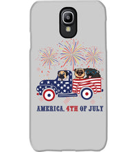 Load image into Gallery viewer, America 4th Of July Truck Pug Gift For Dog Lovers Phone case