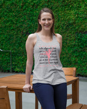 Load image into Gallery viewer, Ballet Words Pink Pattern Gift For Ballet Dancer Ladies Flowy Tank