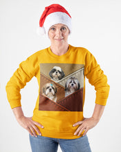 Load image into Gallery viewer, Three Cute Shih Tzu In Bag Gift For Dog Lovers Sweatshirt