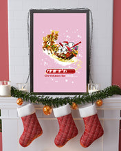 Load image into Gallery viewer, Baseball Xmas Sleigh Loading Gift For Baseball Lovers Vertical Poster