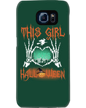 Load image into Gallery viewer, This Girl Loves Halloween Gift For Girls Phone case
